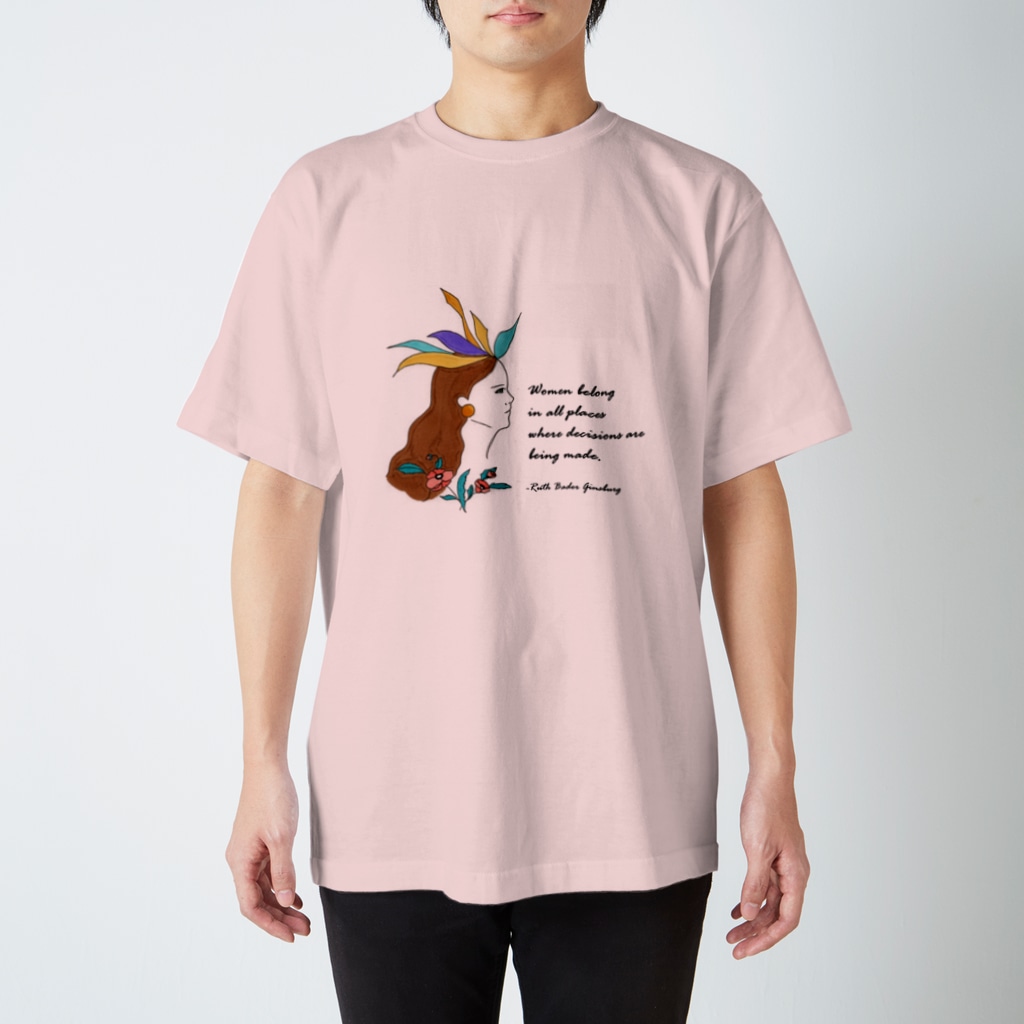ペンと剣のGirls empowerment 2-Feminist series  Regular Fit T-Shirt