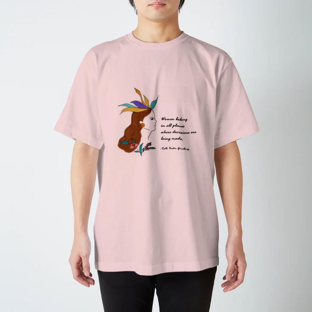 ペンと剣のGirls empowerment 2-Feminist series  スタンダードTシャツ
