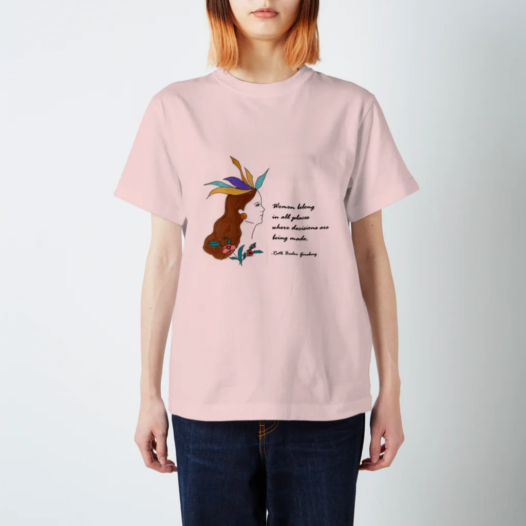 ペンと剣のGirls empowerment 2-Feminist series  Regular Fit T-Shirt