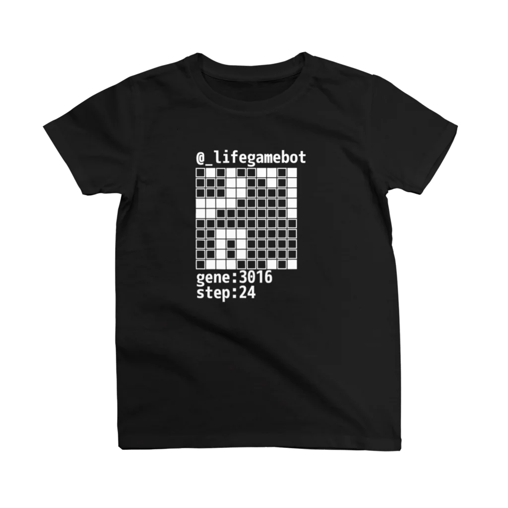 LifeGameBotの@_lifegamebot g:3016 s:24 Regular Fit T-Shirt