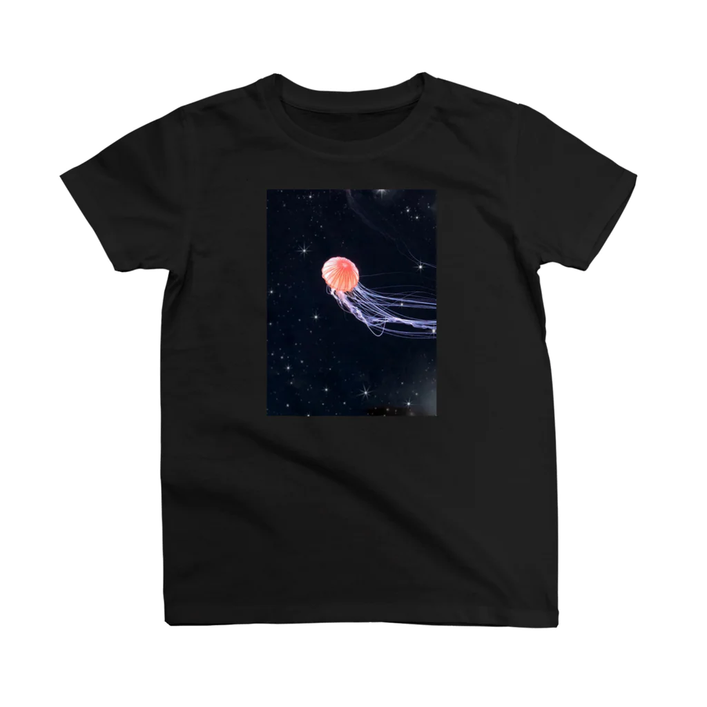 雑貨屋キョロのアカクラゲは火星人 スタンダードTシャツ