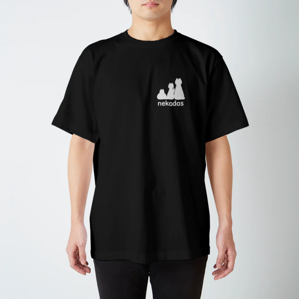 猫会議のフィットネスにゃんこ ネコです白 Regular Fit T-Shirt