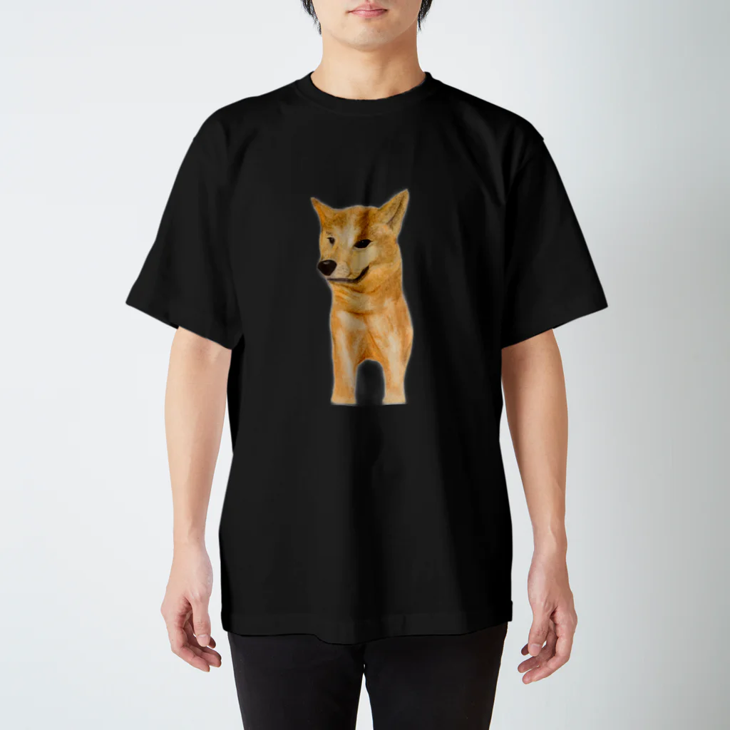 S☺︎RA BRANDのしばし柴犬 スタンダードTシャツ