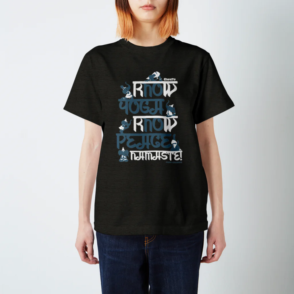 FOXY COLORSのヨガの先生ガネゾーくん Regular Fit T-Shirt