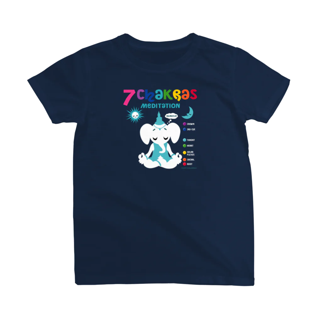 FOXY COLORSの7つのチャクラ by foxycolors Regular Fit T-Shirt