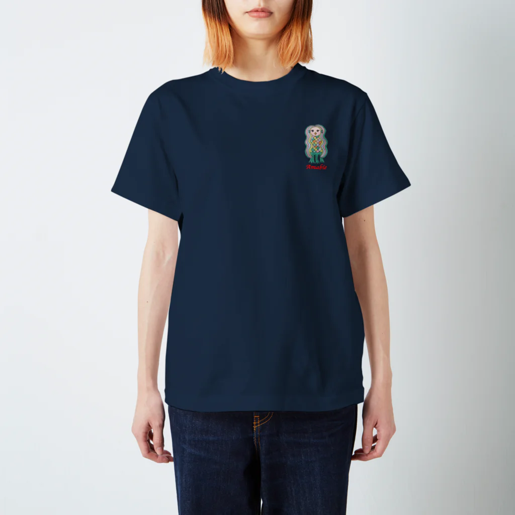 わくわく玉のアマビエらぶりー Regular Fit T-Shirt