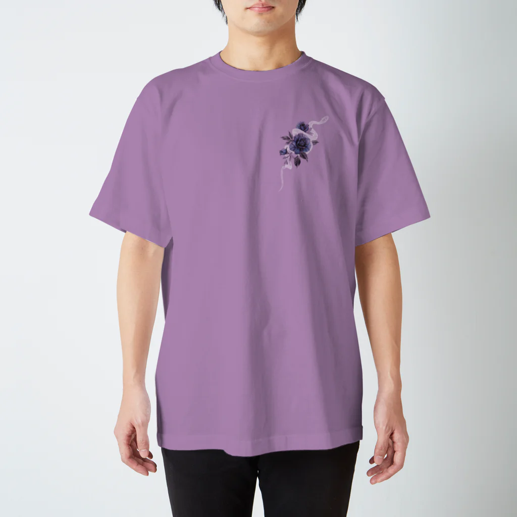 暁月このはの青薔薇と蛇 Regular Fit T-Shirt