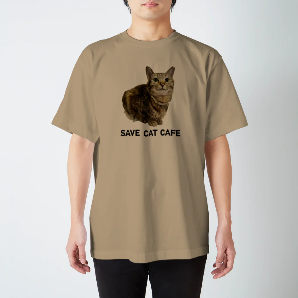 SAVE CAT CAFEのミラちゃん Regular Fit T-Shirt