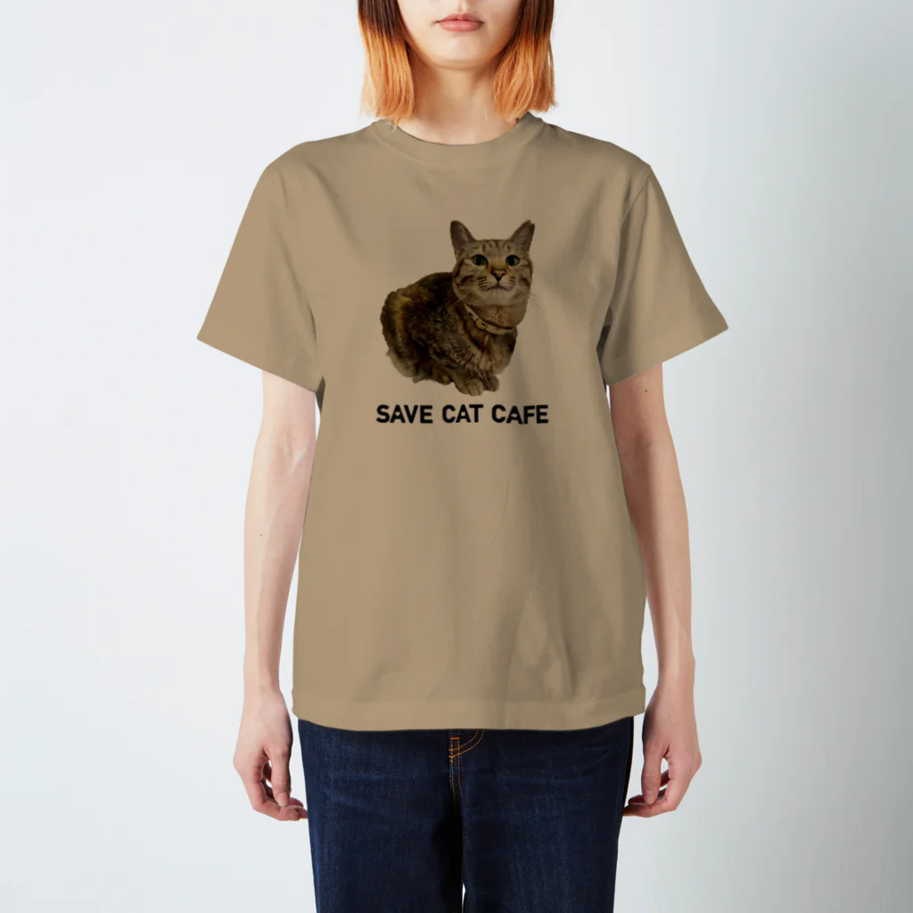 SAVE CAT CAFEのミラちゃん スタンダードTシャツ