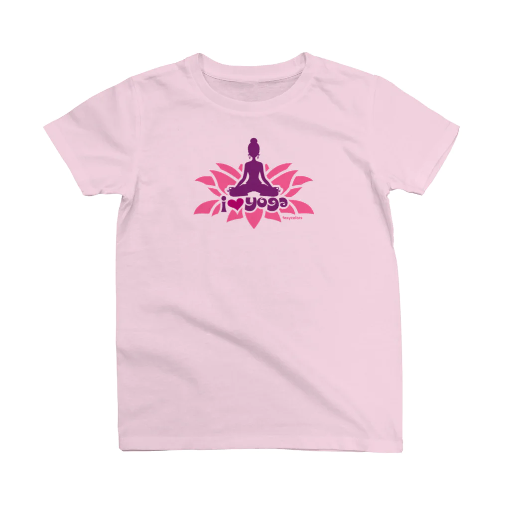 FOXY COLORSのI LOVE YOGA by foxycolors スタンダードTシャツ