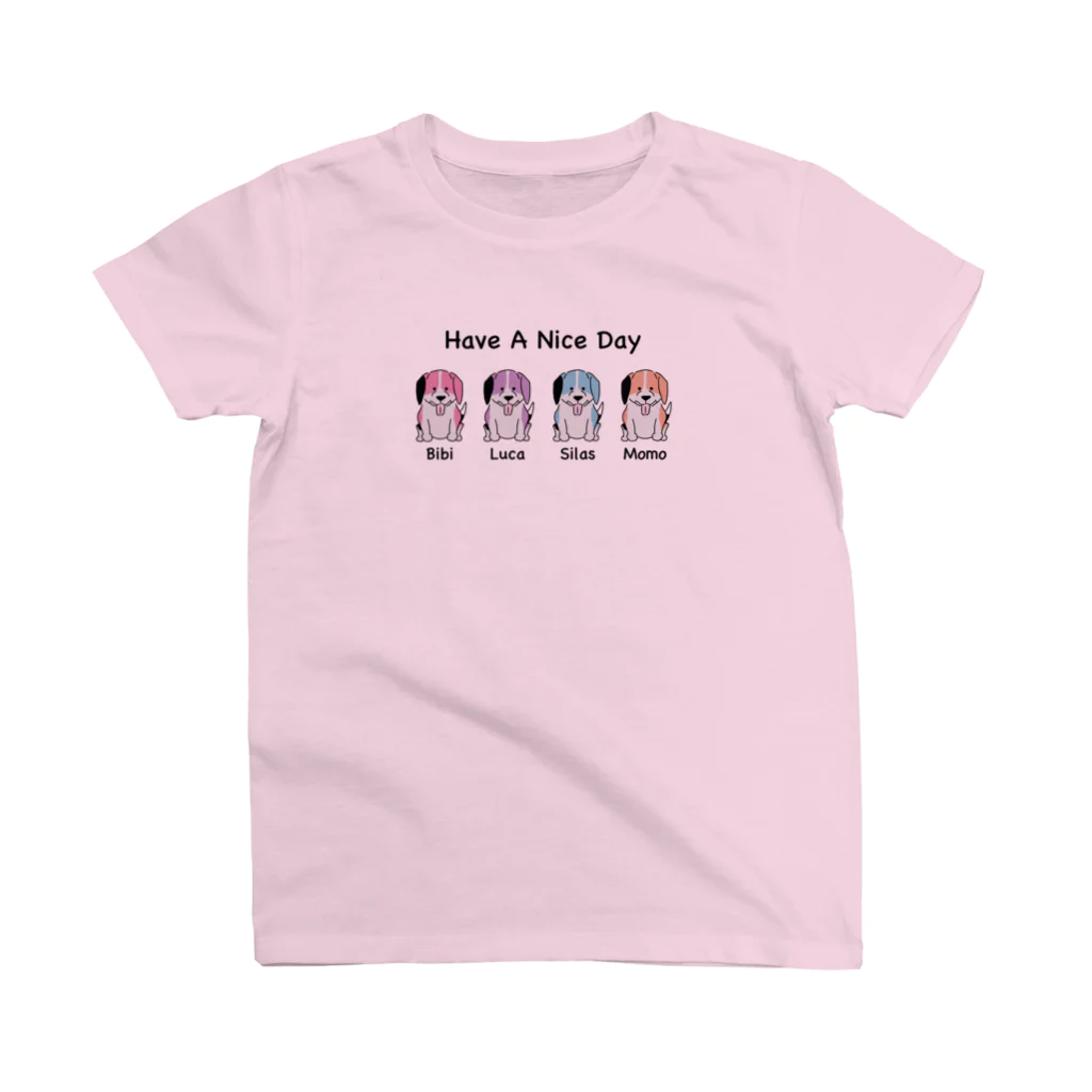 New DayのFour Dogs - Have a Nice Day スタンダードTシャツ