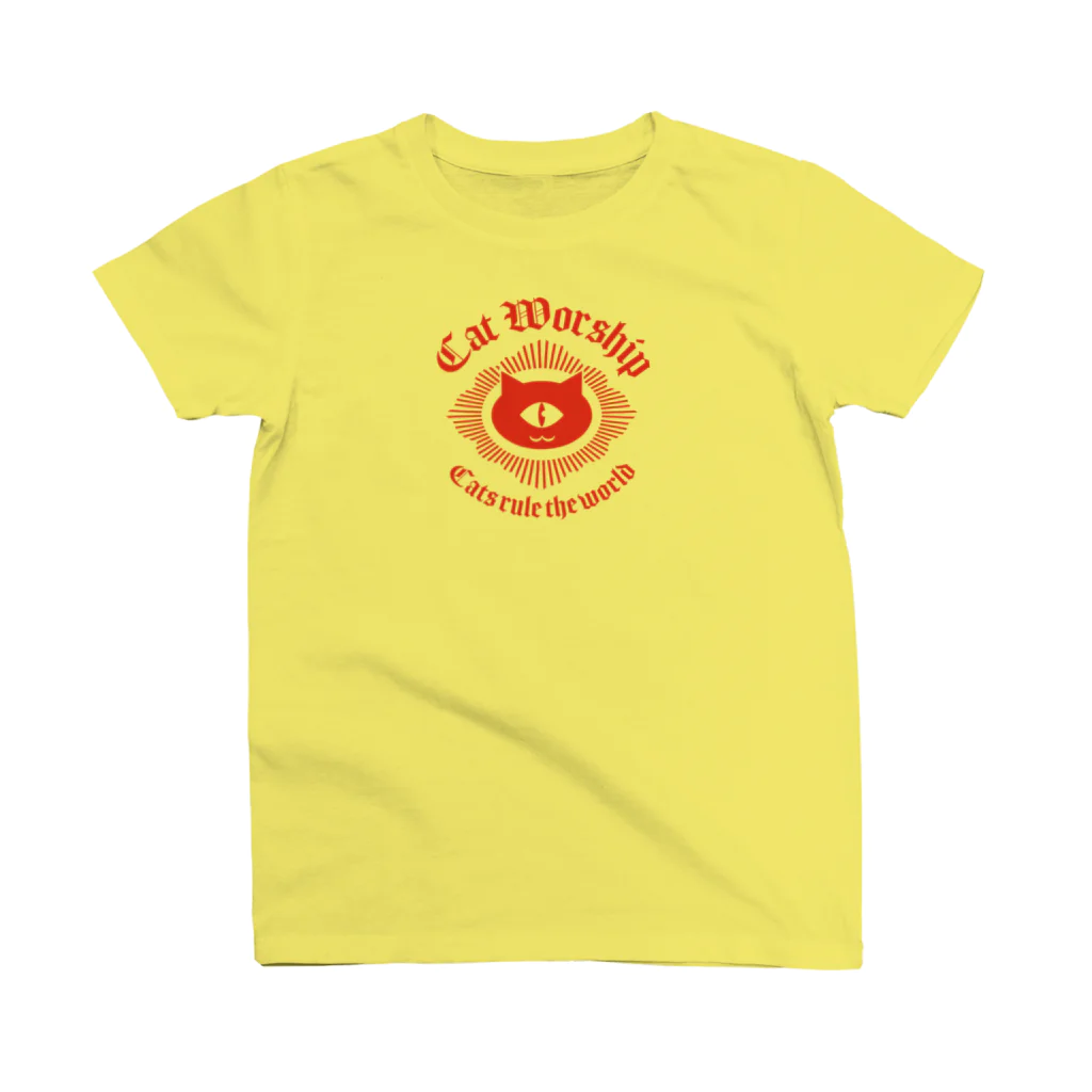 LONESOME TYPE ススのネコ崇拝▽ Regular Fit T-Shirt