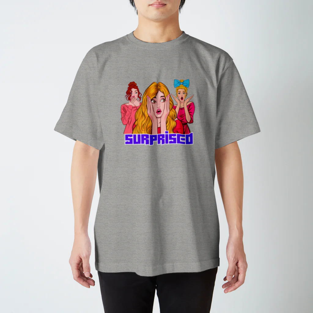 designerk　ＧＰのSurprised❽ スタンダードTシャツ