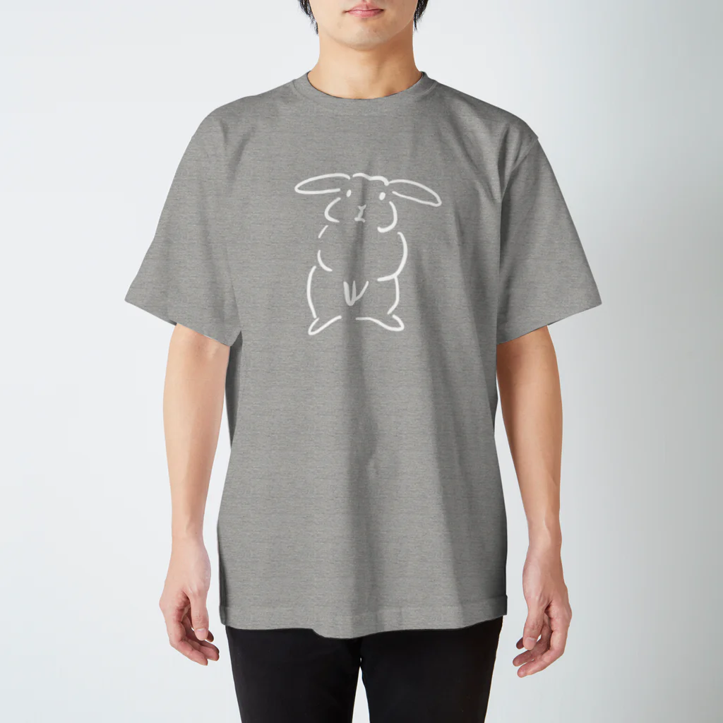 ふぇんすとあ！の立ち上がるふぇん！(白抜き) スタンダードTシャツ