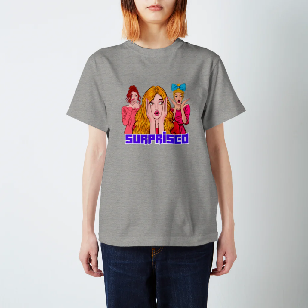 designerk　ＧＰのSurprised❽ スタンダードTシャツ