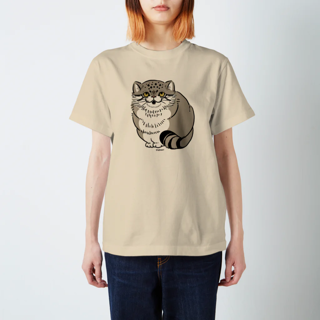 OJIKのマヌルネコ スタンダードTシャツ