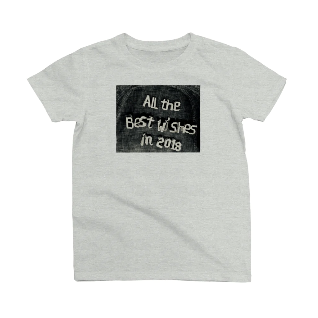Les survenirs chaisnamiquesのAll the best wishes in 2018. Alternative ver. Regular Fit T-Shirt