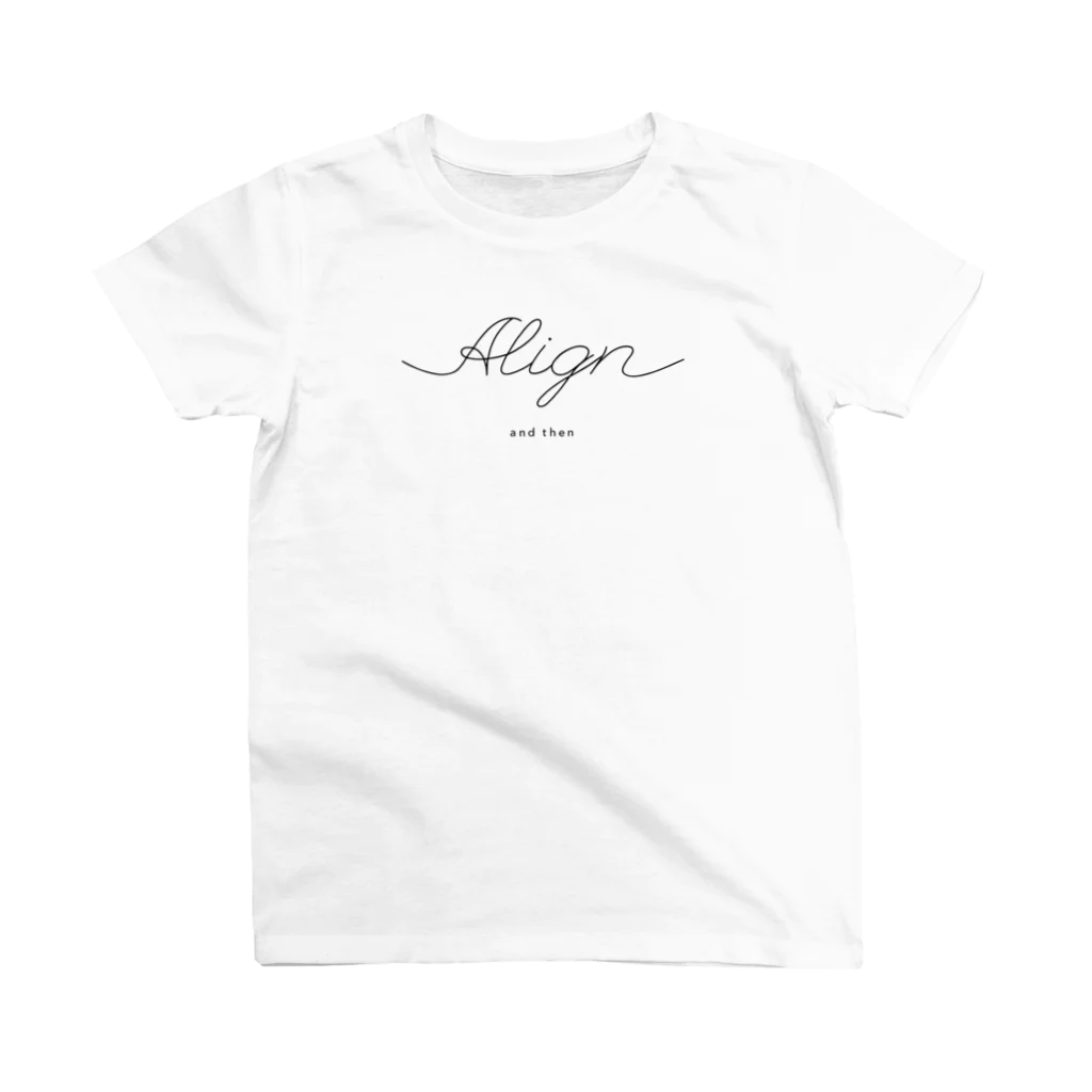 ポジティブＴシャツ屋さんのAlign and then Regular Fit T-Shirt