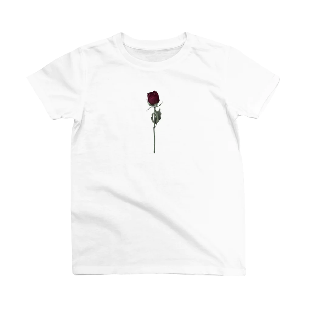 須田彩加のRed dry flower Regular Fit T-Shirt