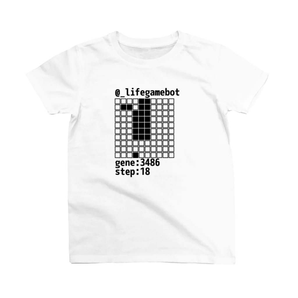 LifeGameBotの@_lifegamebot g:3486 s:18 Regular Fit T-Shirt