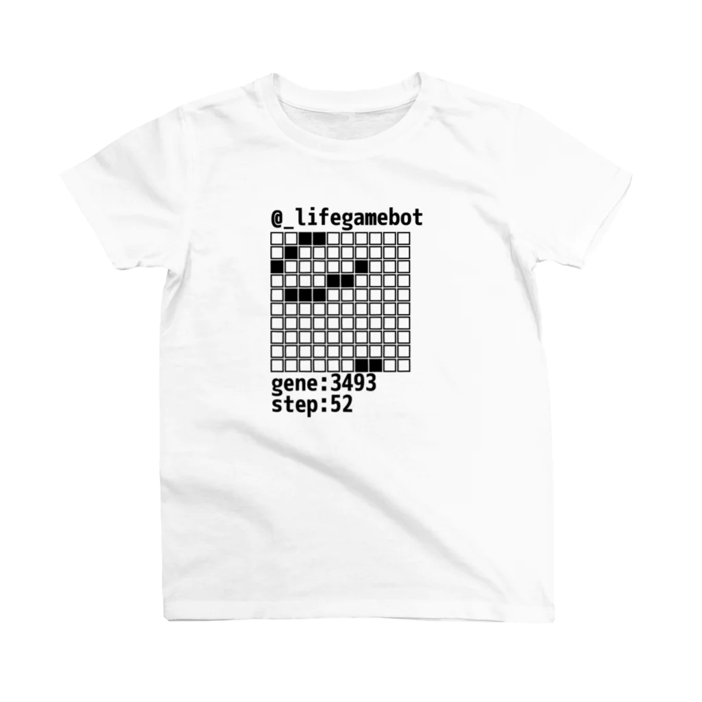 LifeGameBotの@_lifegamebot g:3493 s:52 Regular Fit T-Shirt