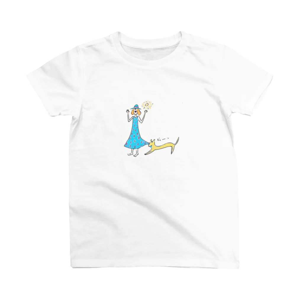 魚座さんのビックリ子さんの夏 スタンダードTシャツ