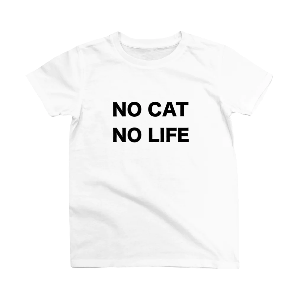 福のNO CAT NO LIFE スタンダードTシャツ