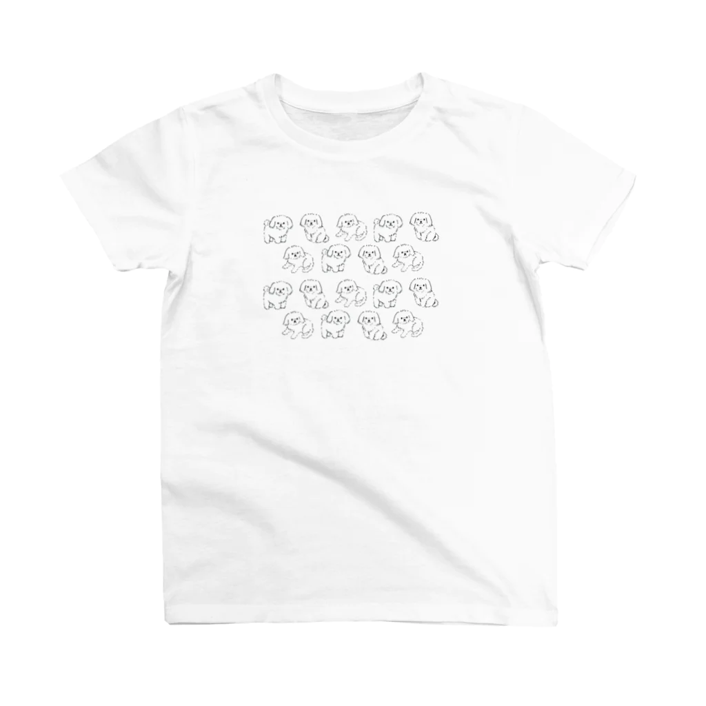 suzumaruのいろんなポーズのマルチーズ スタンダードTシャツ