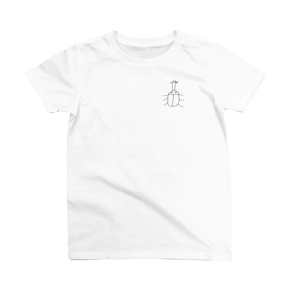 sumomo絵舎のかぶとむしTシャツ　プチ Regular Fit T-Shirt