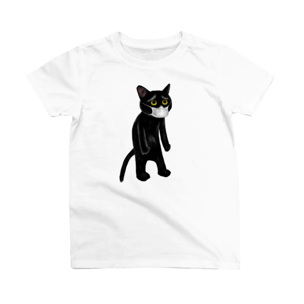 Pippi the Black Catのくろねこますくぴぴぴ スタンダードTシャツ