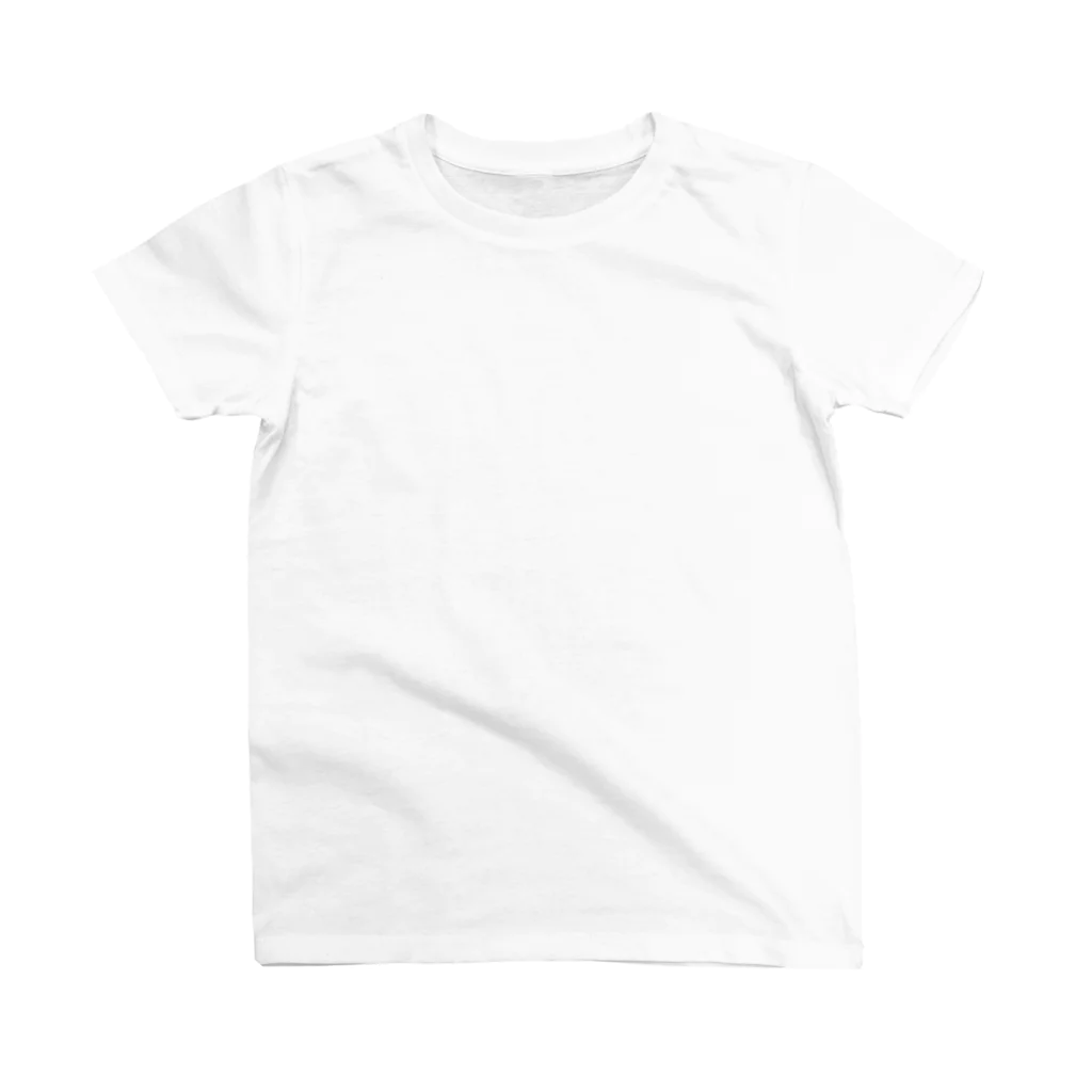 のこねこ屋のWOMEN&MEN white print Tシャツ スタンダードTシャツ