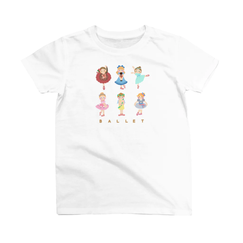 しまもちの6人のバレリーナ スタンダードTシャツ