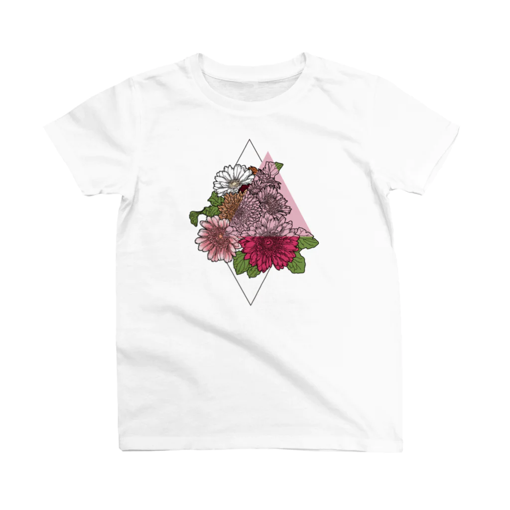 cornのFlower color Regular Fit T-Shirt