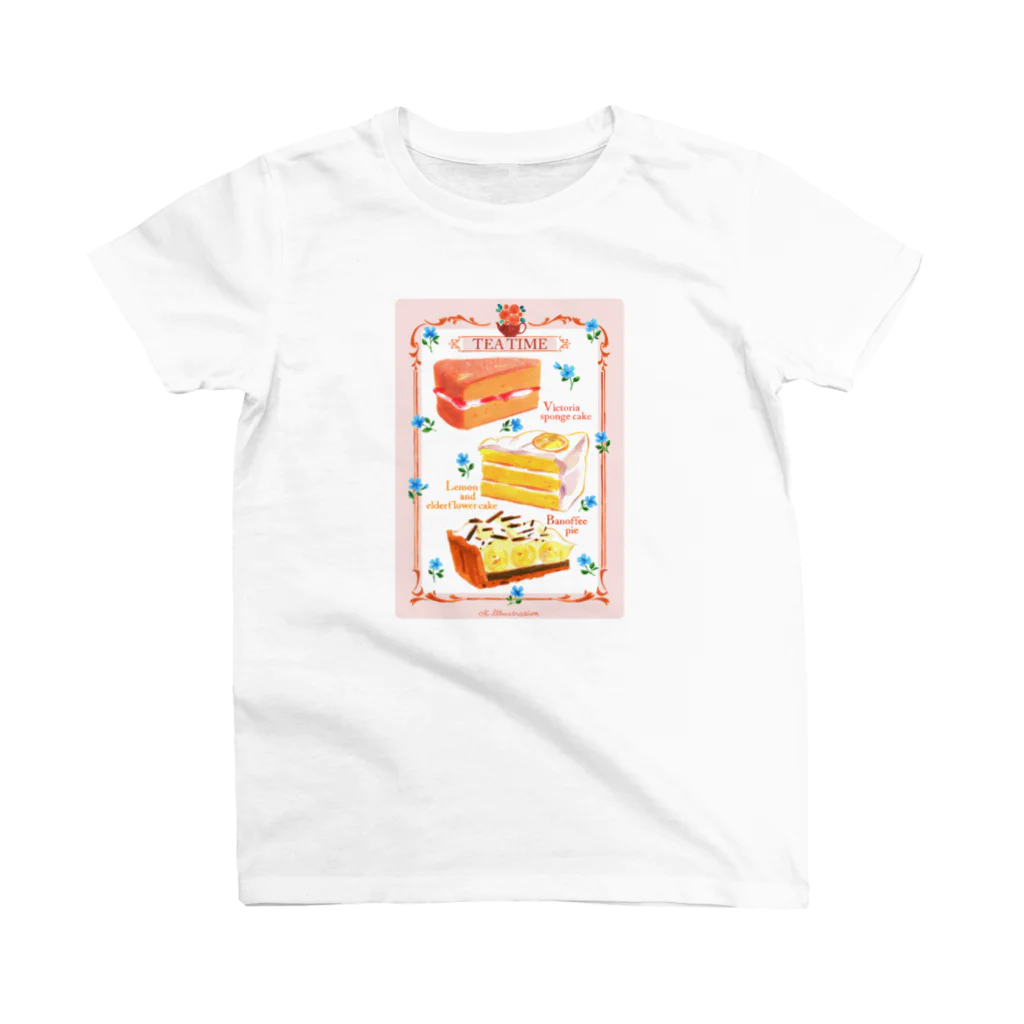 おぐらきょうこのThree cakes Regular Fit T-Shirt