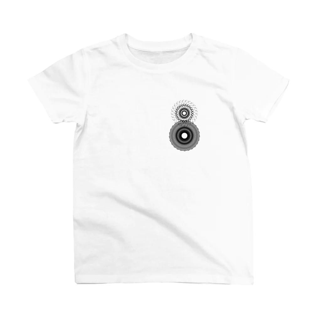 ぽけきゃんの銀河系雪だるま Regular Fit T-Shirt