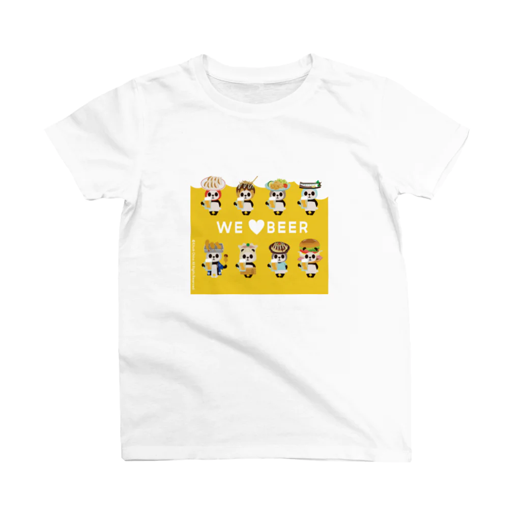 キッチュの♥ビールパンダ スタンダードTシャツ