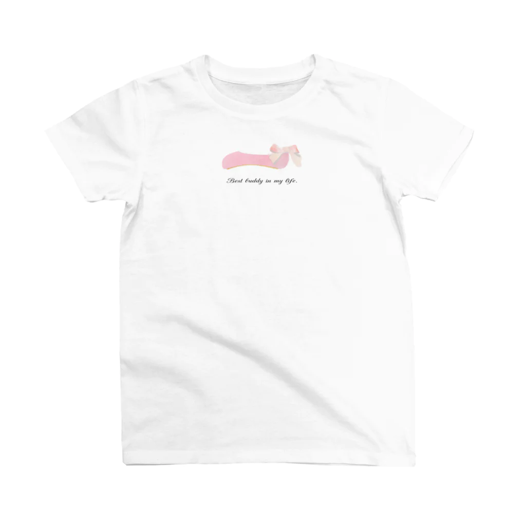 バレエシルエット ballet*pointe_pon*のバレエ　トウシューズ１ スタンダードTシャツ