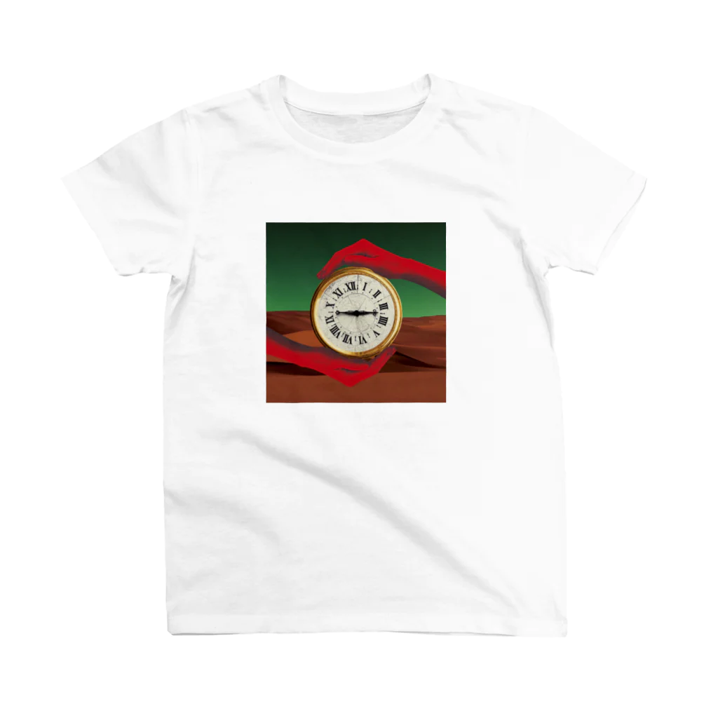 UrGRitterのClock in the Desert スタンダードTシャツ