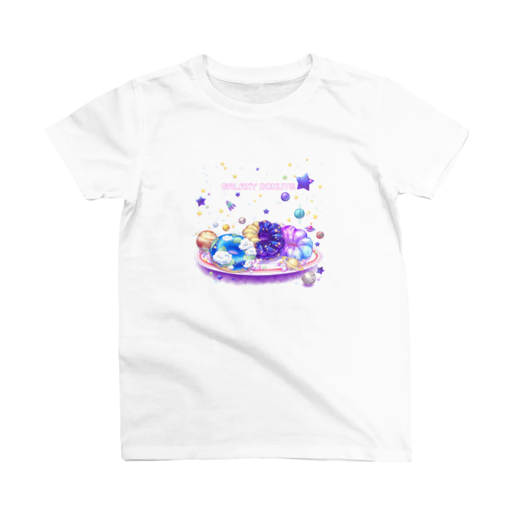 星屑屋魔法雑貨店のGalaxy donuts スタンダードTシャツ