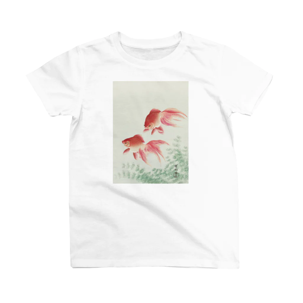 Capybaracoupleの日本のヴィンテージ浮世絵 金魚 Regular Fit T-Shirt