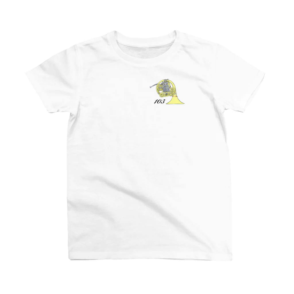 ももねこ工房（　◜◡‾）の103ワンポイント Regular Fit T-Shirt