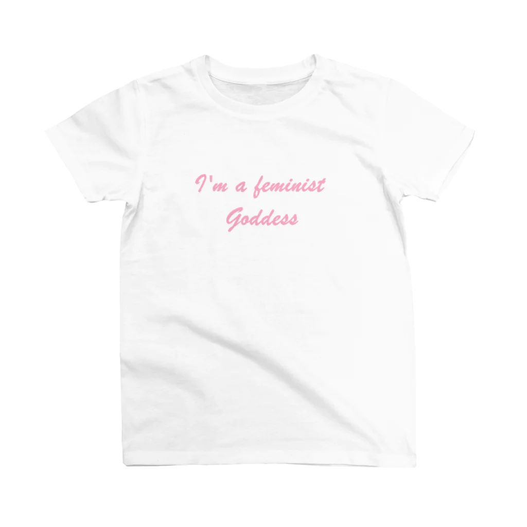 ペンと剣のI'm a feminist goddess 2  Regular Fit T-Shirt