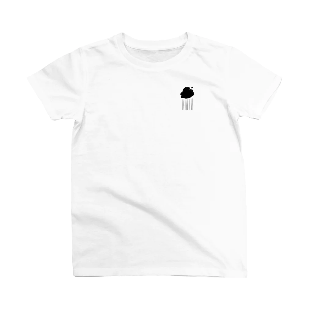 奇々くもりの低気圧ガールロゴ+雲#01 Regular Fit T-Shirt