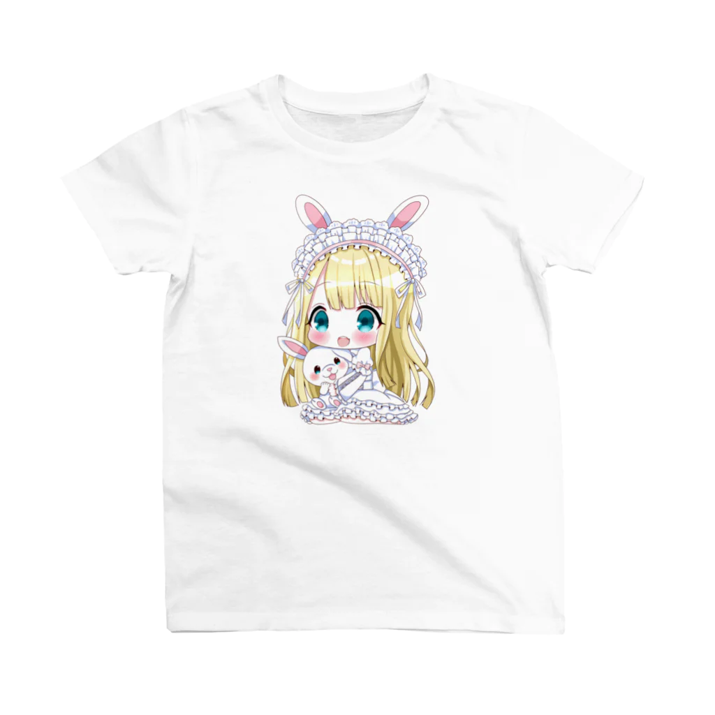 ꕤꕤひめこのお部屋ꕤꕤのひめこのうさちゃん抱っこシリーズ スタンダードTシャツ