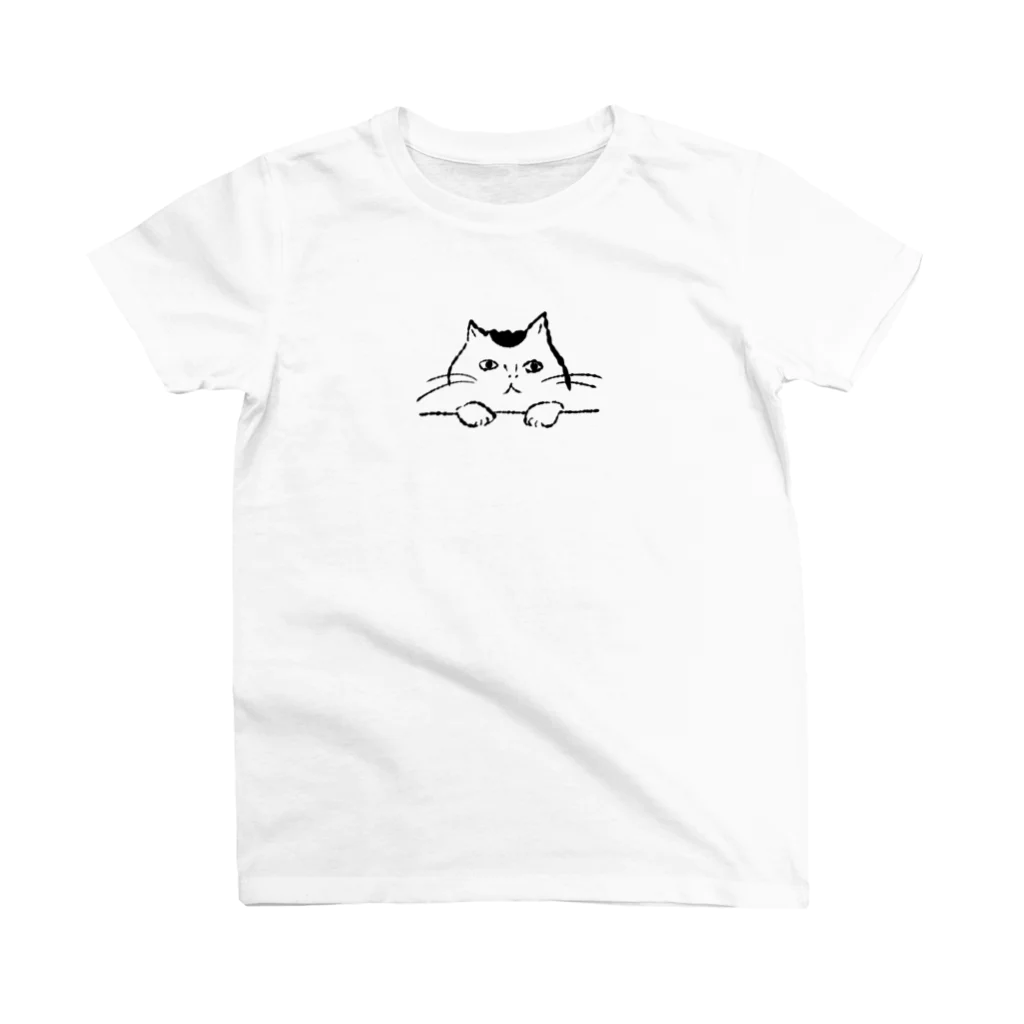 りりりのルックアットミー ねこ スタンダードTシャツ