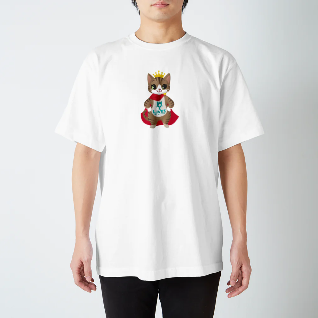 9LIVES 猫たちの王国の9LIIVES prince  スタンダードTシャツ