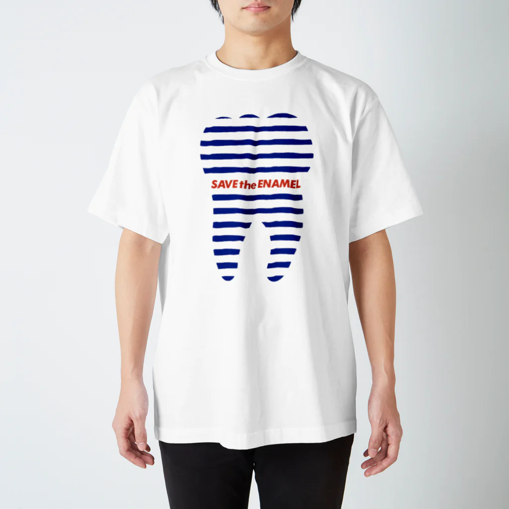 SAVEtheENAMEL!!のBorder Regular Fit T-Shirt