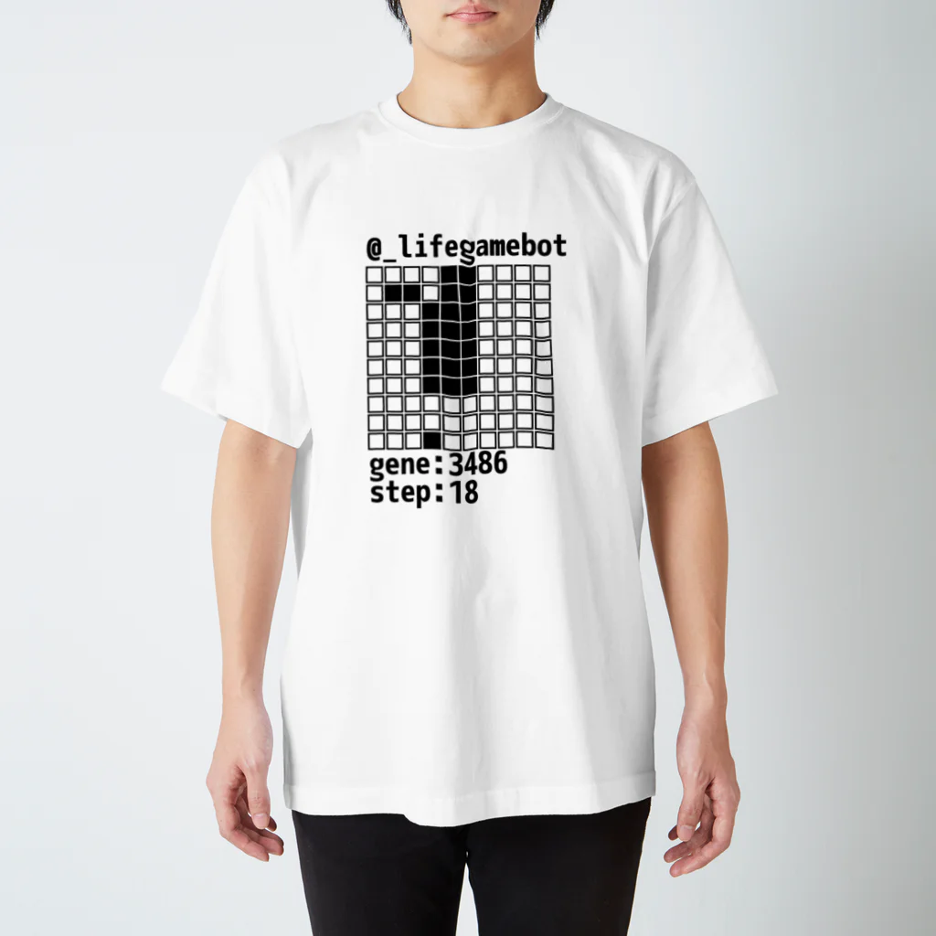 LifeGameBotの@_lifegamebot g:3486 s:18 Regular Fit T-Shirt