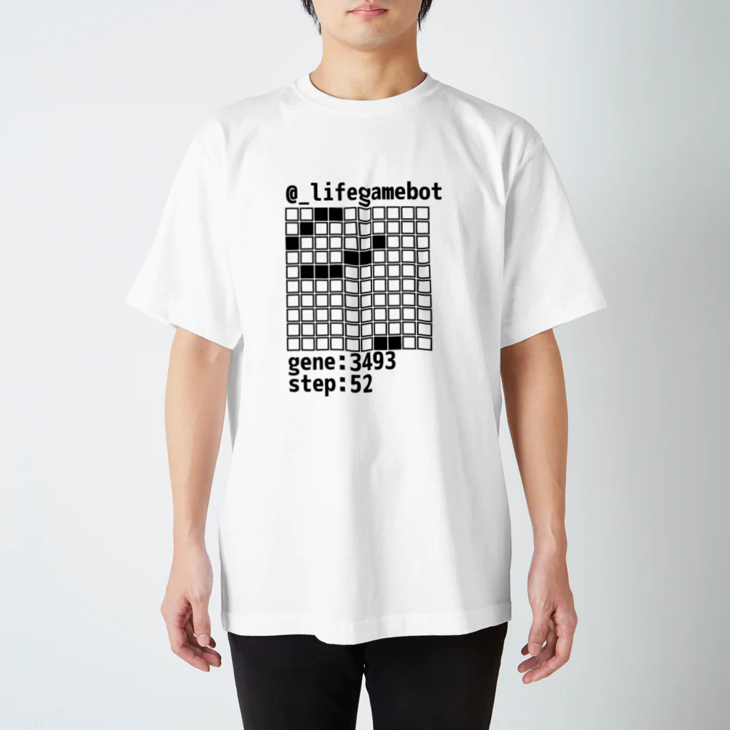 LifeGameBotの@_lifegamebot g:3493 s:52 Regular Fit T-Shirt