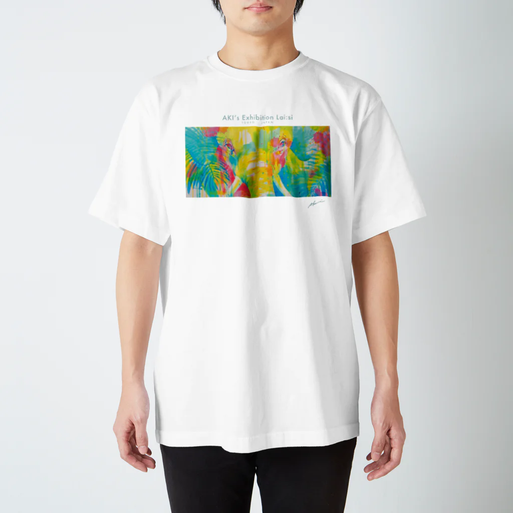 Aki Kuboki ONLINE SHOPのあなたと見つめ合う スタンダードTシャツ